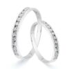 9K ALIANZA ORO BLANCO CON CIRCONITAS EN CARRIL. ANCHO: 2,5 MM