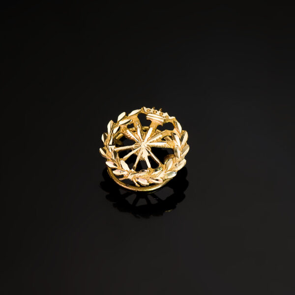 18K INSIGNIA ORO AMARILLO INGENIERO AGRONOMO. 15 X 15 MM - Imagen 2