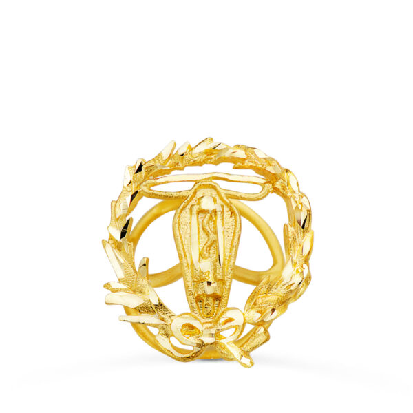18K INSIGNIA ORO AMARILLO INGENIERO ELECTRONICO 16 X 14 MM
