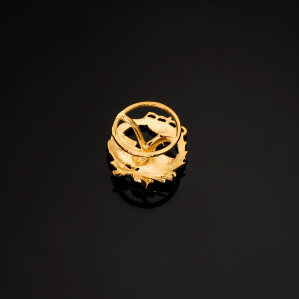 18K INSIGNIA ORO AMARILLO INGENIERO NAVAL 17 X 14 MM - Imagen 3