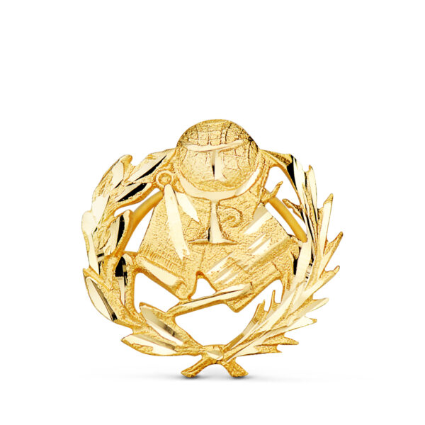 18K INSIGNIA ORO AMARILLO MAGISTERIO. 15 X 15 MM