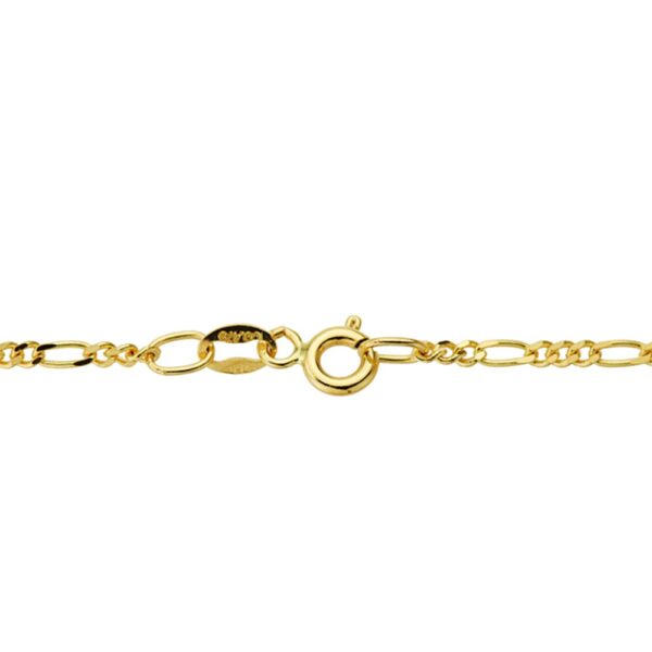 18K CADENA ORO AMARILLO MACIZA CARTIER 3X1 50CM 1.7 MM - Imagen 2