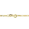 18K CADENA ORO AMARILLO MACIZA CARTIER 3X1 60CM 1.7 MM - Imagen 2