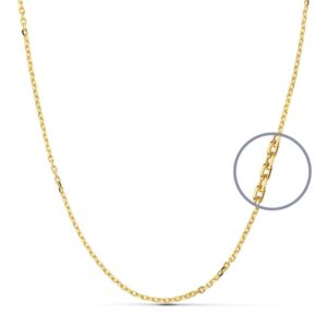 9K CADENA FORZADA ORO AMARILLO 45CM