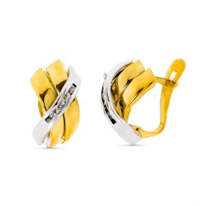 9K PENDIENTES ORO AMARILLO CUADRADOS OLIVINA NATURAL 1,42 QTS. MEDIDA: 5X5 MM. CIERRE PRESION