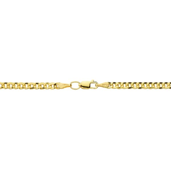 9K CADENA HUECA ORO AMARILLO 50X3MM - Imagen 2
