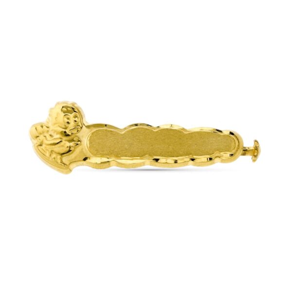 9K ALFILER ORO AMARILLO POLLITO 28X9 MM
