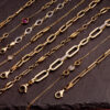 18K PULSERA ORO BICOLOR CADENITA FORZADA Y MOTIVO CON CIRCONITA ANCHO: 6 MM. LARGO: 19CM - Imagen 2