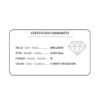 18K SORTIJA ABIERTA ORO BLANCO DIAMANTES 0.030 QTS. G-VS2. CUERPO REDONDO 1 MM - Imagen 2