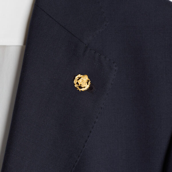 18K INSIGNIA ORO AMARILLO MAGISTERIO. 15 X 15 MM - Imagen 2