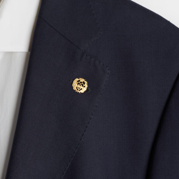 18K INSIGNIA ORO AMARILLO INGENIERO INDUSTRIAL. 15 X 15 MM - Imagen 2