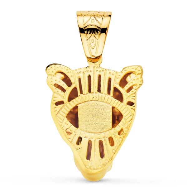 18K COLGANTE ORO AMARILLO PUMA GIGANTE. 40X34 MM - Imagen 2