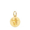 18K MEDALLA ORO AMARILLO HOROSCOPO ORO AMARILLO ORO AMARILLO SAGITARIO MATIZADA 13 MM