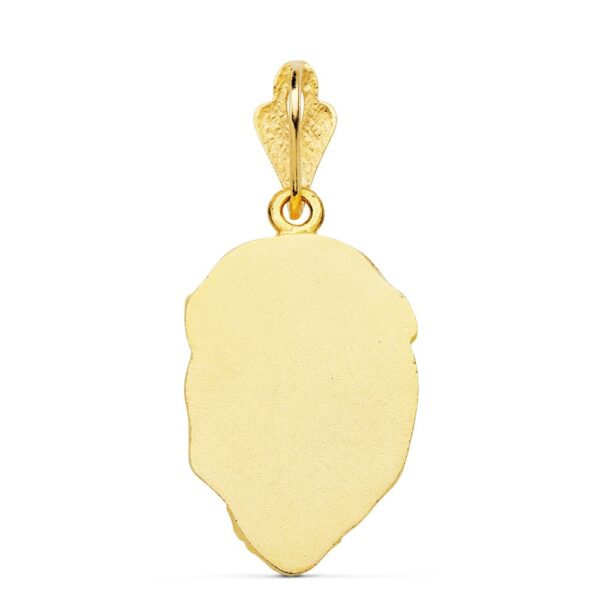 18K COLGANTE ORO AMARILLO CABEZA DE CRISTO 25X17 MM - Imagen 2