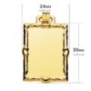 18K PLACA CHAPA LABRADA ORO AMARILLO RECTANGULAR 30X24 MM - Imagen 2