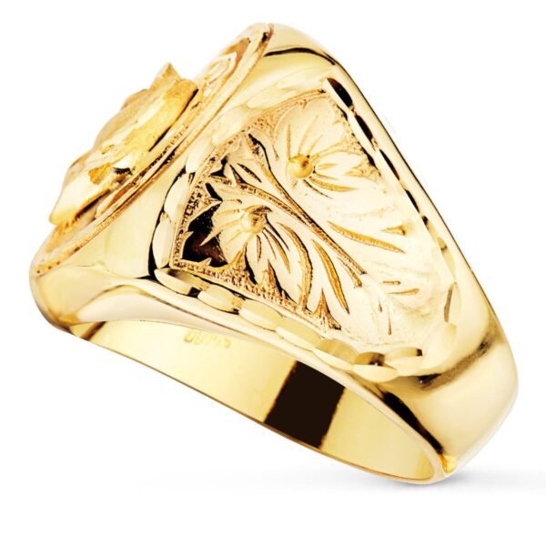 18K SELLO ORO AMARILLO HERRADURA MACIZO CABALLO. ANCHO: 21,5 MM - Imagen 2