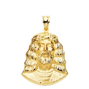 18K COLGANTE ROSTRO CRISTO DE MEDINACELI ORO AMARILLO. 32 X 25 MM