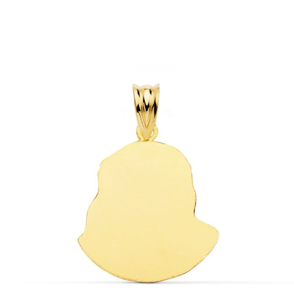 18K COLGANTE CRISTO MURILLO ORO AMARILLO 23X18 MM - Imagen 2