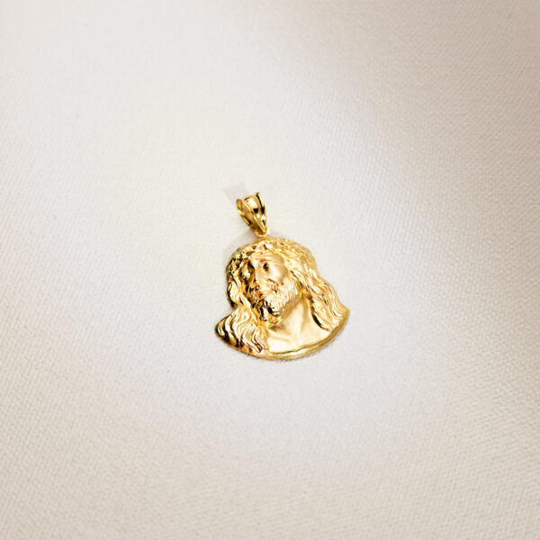 18K COLGANTE ORO AMARILLO CRISTO DE MURILLO 30X27 MM - Imagen 3
