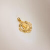18K COLGANTE CRISTO ORO AMARILLO ESTAMPADO CERCO. 32X29 MM - Imagen 3