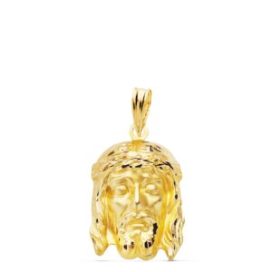 18K CRISTO BUENA MUERTE ORO AMARILLO 21X14 MM