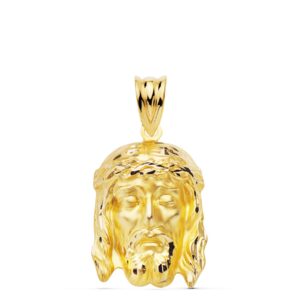 18K COLGANTE CRISTO DE LA BUENA MUERTE ORO AMARILLO 23X15 MM