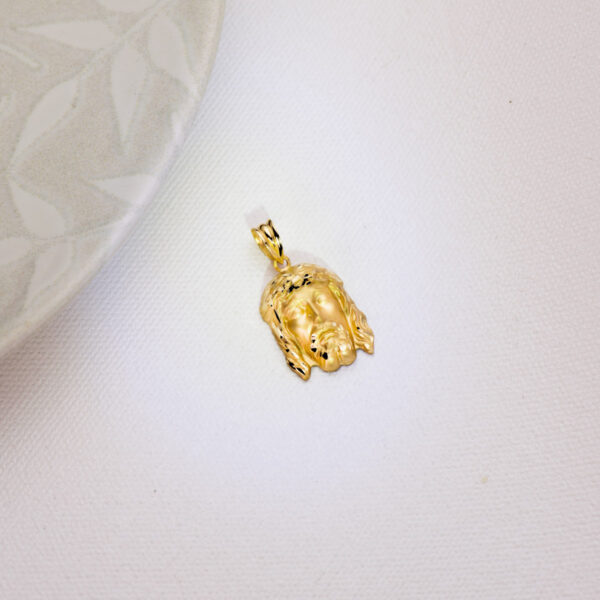 18K COLGANTE CRISTO DE LA BUENA MUERTE ORO AMARILLO 23X15 MM - Imagen 3