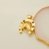 18K COLGANTE ORO AMARILLO HERRADURA CON CABALLO 29X27 MM - Imagen 3