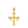18K CRUZ DE COVADONGA ORO AMARILLO TALLADA 26 X 20 MM - Imagen 2